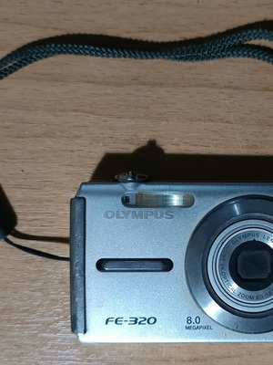 Olympus FE-320 ψηφιακή φωτογραφική μηχανή μεταχειρισμένη, ασημί, ultra-slim, 8MP