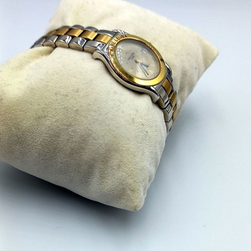 Favre Leuba wristwatch battery-powered like new, women's, gold and silver