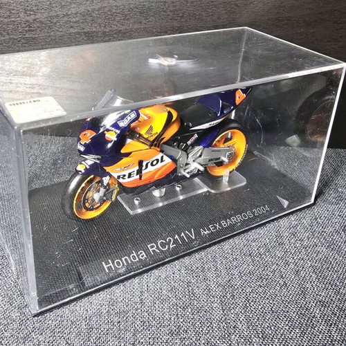 MotoGP Honda RC211V 2004 Alex Barros model 1:24 like new
