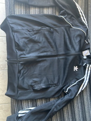 Adidas Jacket XL black with small hole, like new