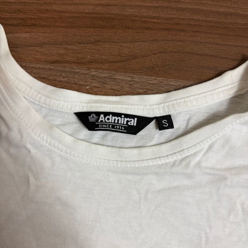 Admiral men's T-shirt Never Give Up white, new, size Small