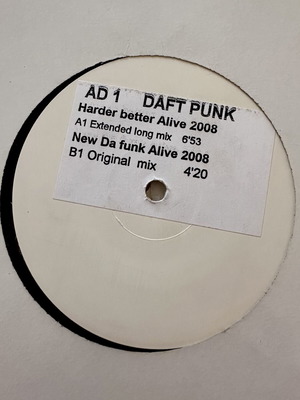 Daft Punk AD1 & AD2 vinyl like new, electronic house electro