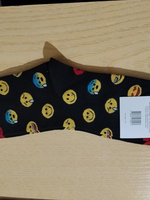 Socks new with emoji pattern