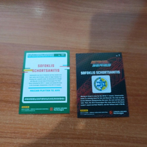 Donruss Euroleague 2024-25 Schortsanitis cards like new