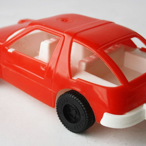 Plastic car Pirelli vintage 80's Grecostyl USA new 23cm