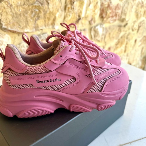 Renato Garini sneakers used, pastel pink, size 40