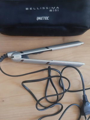 Bellissima Imetec Mini hair straightener like new with travel case