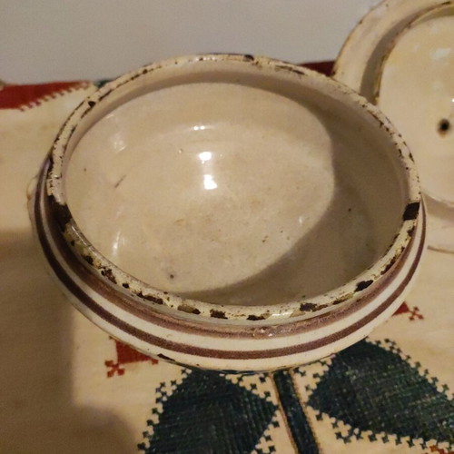 Apulia ceramic decoration used, height 18cm width 19cm