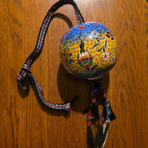 Ethnic ceramic hanging decoration like new, possible Turkish origin