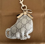 Gucci keychain new, brown