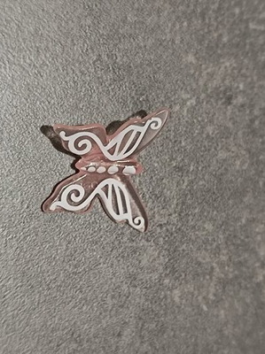 Playmobil transparent white butterfly