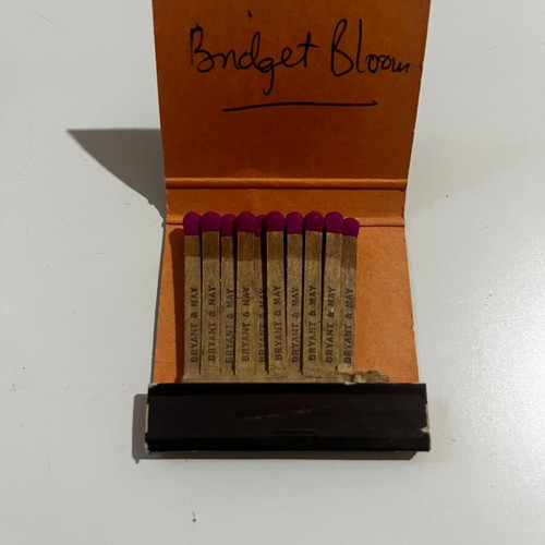 Financial Times vintage matchbox used