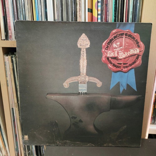 Rick Wakeman The Myths And Legends Of King Arthur And The Knights Of The Round Table vinyl used, 80s Dutch reissue