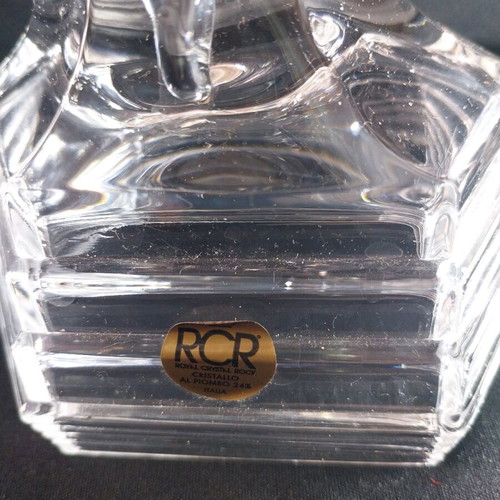 Vintage Italian Royal Crystal Rock RCR Art Deco Nude Dancing Lady