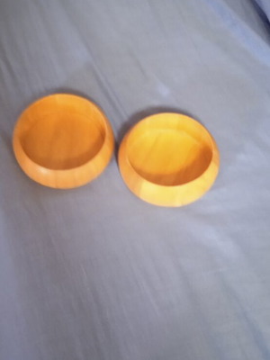 Wooden bowls, set of 2