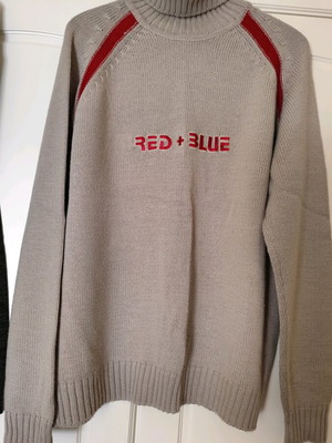 Men's turtleneck sweater used, beige, size L