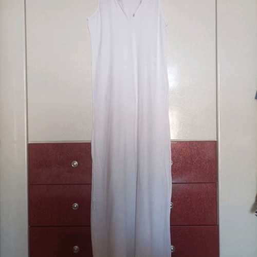 MAXI DRESS WHITE LARGE