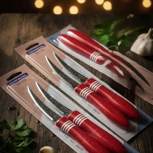 Tramontina knives sealed, set of 6 pieces