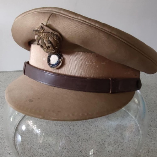 Summer officer uniform cap 1955 Greek army used