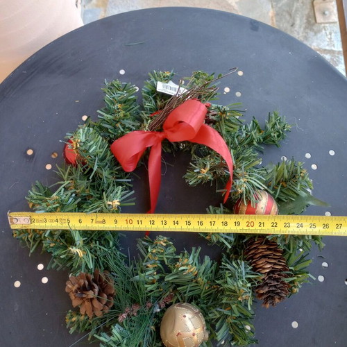 Christmas wreath new decorated