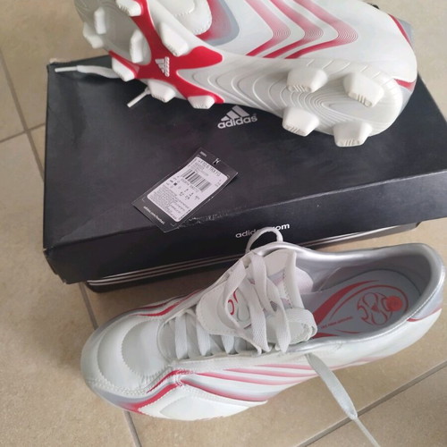 Adidas +F10.6 TRX FG football shoes new, size 43 1/3, white