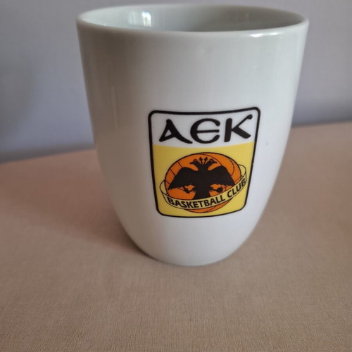AEK Basketball Mug like new, white
