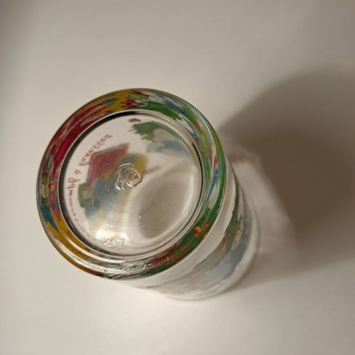 Smurfs Collectible Glass Cup Amora 1996 new