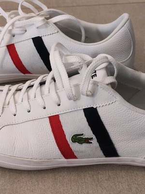 Lacoste shoes size 44 like new, white casual