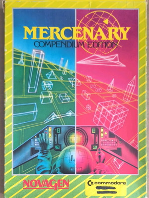 Mercenary The Second City Compendium Edition used, Commodore Cassette, Big Box