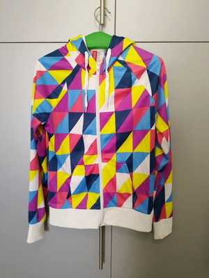 Vintage H&M Divided hoodie jacket used, multicolor size 38