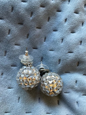 Silver earrings for pierced ears