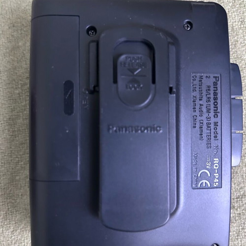 Panasonic Walkman RQ-P45 like new, black stereo cassette player