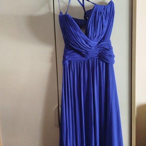 Evening dress blue ruan size large Pink Label new