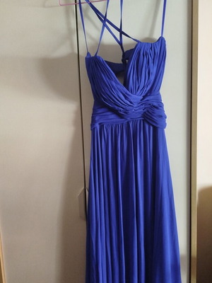 Evening dress blue ruan size large Pink Label new