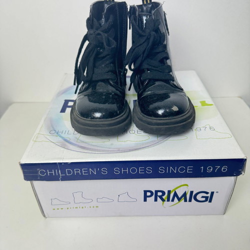 Primigi boots used, black and neon pink, size 29