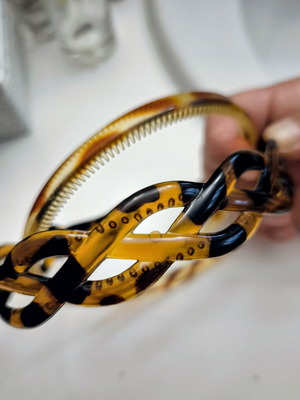 Hair accessories set new, two headbands, one braid, one tortoiseshell
