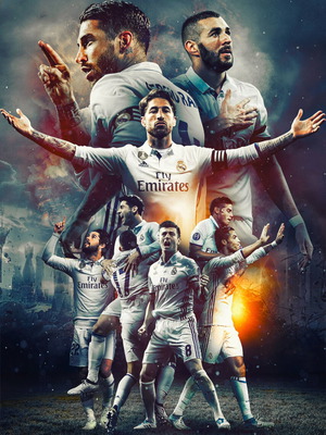 Football poster Real Madrid