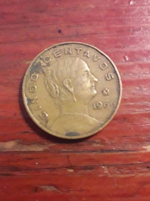 Νόμισμα 5 centavos Μεξικό μεταχειρισμένο, πακέτο 1966 και 1976