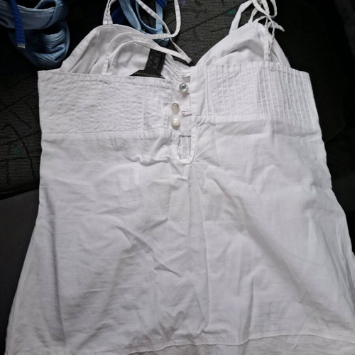 Cotton top Mango xs new, white