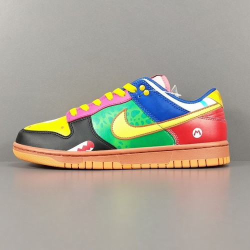 Nike Dunk Super Mario new handmade art sneakers