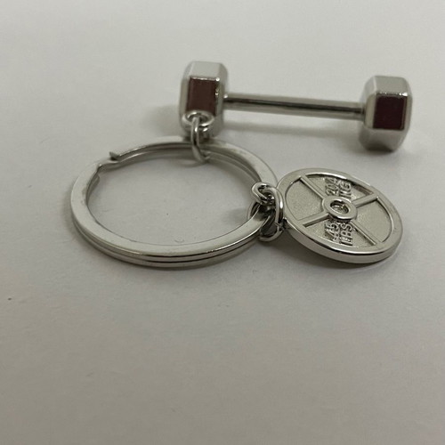 Dumbbell keychain new