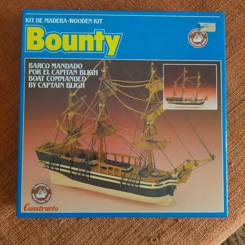 Bounty sailboat model new, wooden with instructions