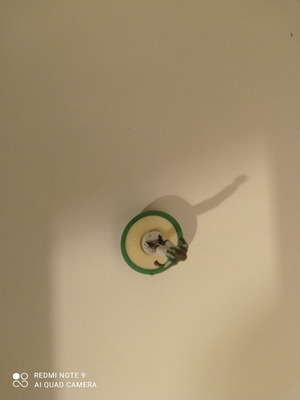 Subbuteo Παναθηναϊκός παίκτης σε βάση