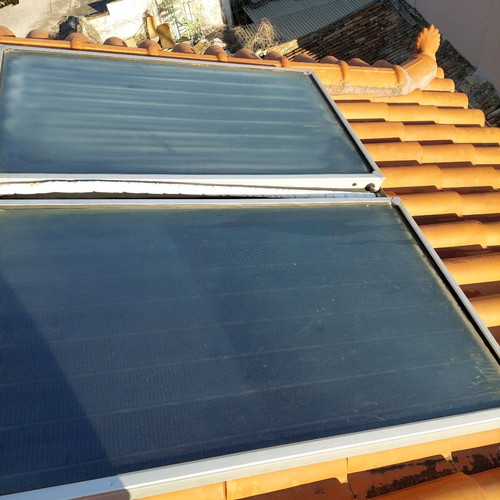 Maltezos solar collector used, 2 panels, 2016