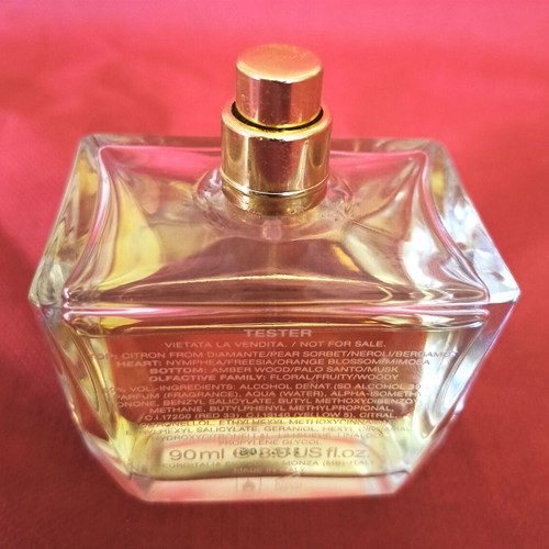 Vercace Yellow Diamond perfume used, EDT tester 80ml