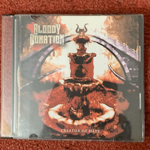 Bloody Donation Creator Of Hate CD like new, metal