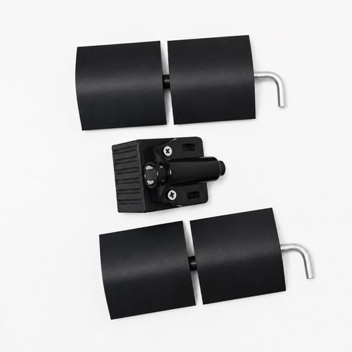 Hidden Tile Access Door System with Hinges and Push-Open Mechanism new