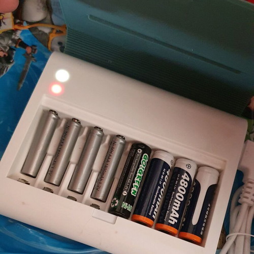 Charger for up to 8 IKEA batteries