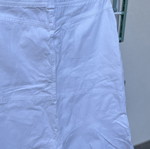 Cotton fabric skirt, white, size L 40 12
