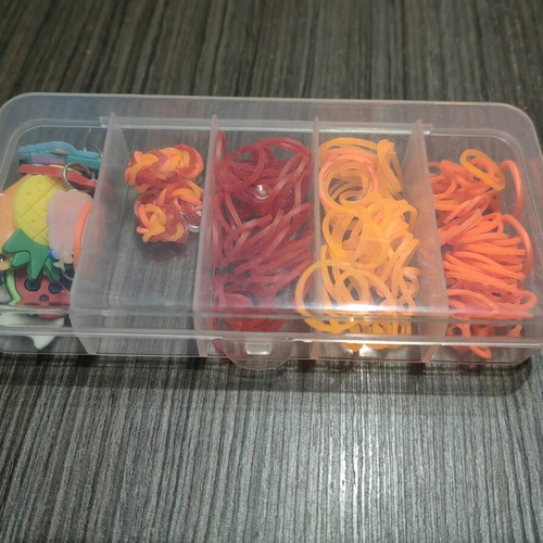 Plexi Flexi collection like new with rubber bands, accessories and bracelets